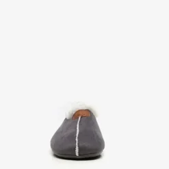 Thu!s Gevoerde dames pantoffels grijs