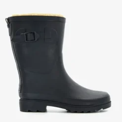 Mountain Peak Gevoerde dames regenlaarzen zwart Hot