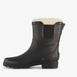 Mountain Peak Gevoerde dames regenlaarzen zwart