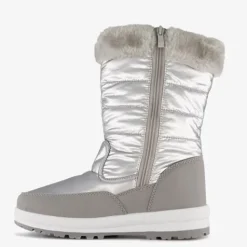 Snowfun Gevoerde dames snowboots zilerkleurig Outlet