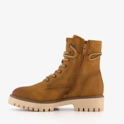 s.Oliver Gevoerde dames veterboots cognac Outlet