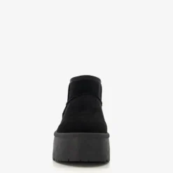 Blue Box Gevoerde enkellaarsjes met platformzool Clearance