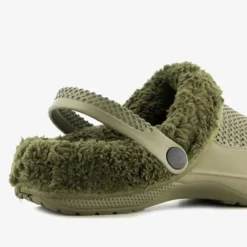 Thu!s Gevoerde heren klompen groen Discount