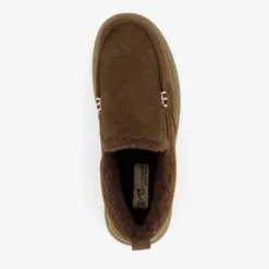 Natuform Gevoerde heren pantoffels bruin Best