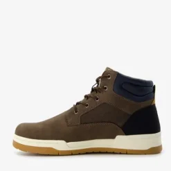 Blue Box Gevoerde heren veterboots bruin Clearance