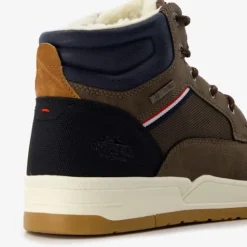 Blue Box Gevoerde heren veterboots bruin Clearance