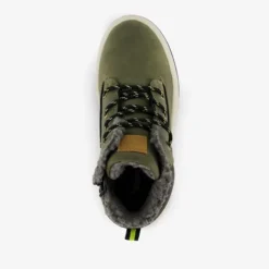 Blue Box Gevoerde hoge jongens sneakers groen Sale