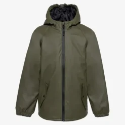 Mountain Peak Gevoerde kinder regenjas groen Clearance