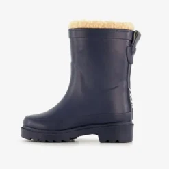 XQ Footwear Gevoerde kinder regenlaarzen blauw Hot