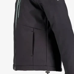 Mountain Peak Gevoerde kinder softshell jas zwart Clearance