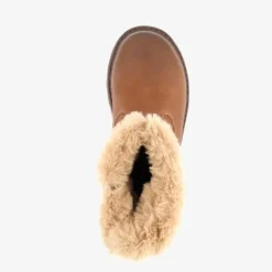 Blue Box Gevoerde meisjes biker boots bruin Outlet