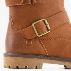 Blue Box Gevoerde meisjes biker boots bruin Outlet