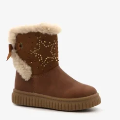 Blue Box Gevoerde meisjes laarsjes met ster bruin Clearance