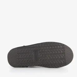 Hush Puppies Gevoerde suede heren pantoffels zwart Online