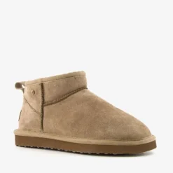 Hush Puppies Gevoerde suede laarsjes lichtbruin Sale