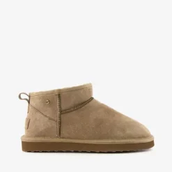 Hush Puppies Gevoerde suede laarsjes lichtbruin Sale