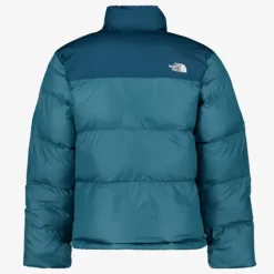 The North Face Gewatteerde heren winterjas blauw New