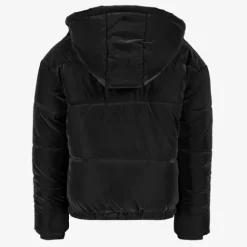 TwoDay Gewatteerde meisjes winterjas velvet zwart Online