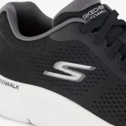 Skechers Go Walk Flex heren wandelschoenen zwart wit Clearance