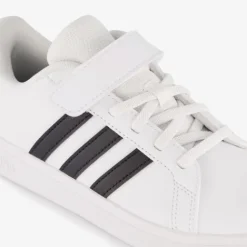 Adidas Grand Court 2.0 kinder sneakers wit zwart Clearance