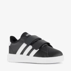 Adidas Grand Court 2.0 kinder sneakers zwart wit New