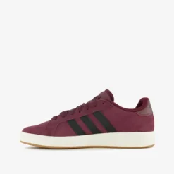Adidas Grand Court Base 00s suede heren sneakers bordeauxrood Discount