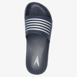 Dutchy Heren badslippers blauw wit Hot