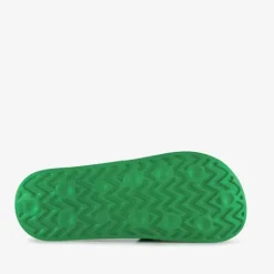 Dutchy Heren badslippers groen wit Sale