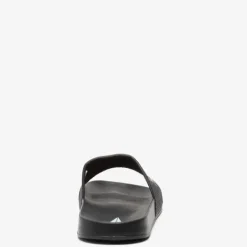 Dutchy Heren badslippers zwart wit