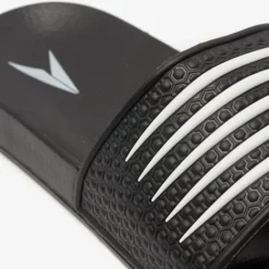 Dutchy Heren badslippers zwart wit