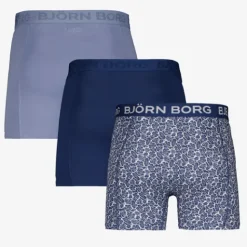 Bjorn Borg Heren boxershort 3 pack blauw Sale