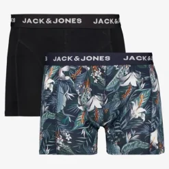 Jack & Jones Heren boxershorts 2 pack bloemenprint Outlet