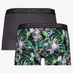 Jack & Jones Heren boxershorts 2 pack tropisch