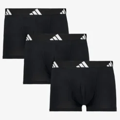 Adidas Heren boxershorts 3-pack zwart Sale