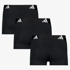 Adidas Heren boxershorts 3-pack zwart Sale