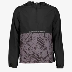 Osaga Heren hardloop anorak zwart Hot