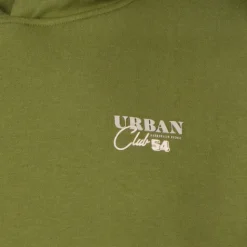 Unsigned Heren hoodie groen Outlet