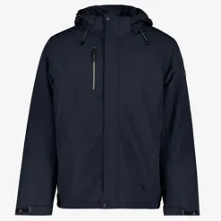 Kjelvik Heren outdoor jas waterafstotend blauw Clearance