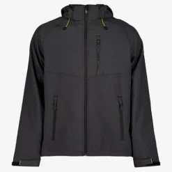 Kjelvik Heren outdoor softshell jas zwart Clearance