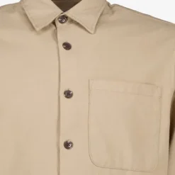 JJ REBEL Heren overhemd lichtbruin Discount