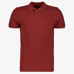 Unsigned Heren polo bordeauxrood Outlet