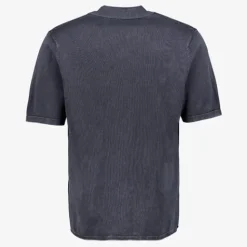 Produkt Heren polo fijngebreid blauw Discount