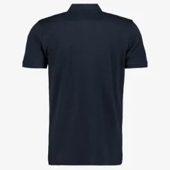 Unsigned Heren polo met rits blauw Discount