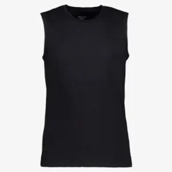 Unsigned Heren singlet zwart Discount