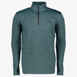 Mountain Peak Heren skipully met rits groenblauw