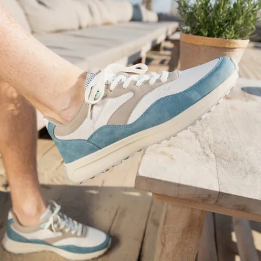 Blue Box Heren sneakers wit blauw Hot