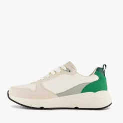 Blue Box Heren sneakers wit groen Clearance