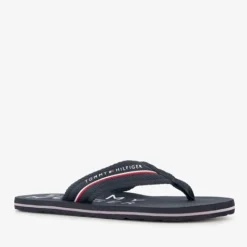 Tommy Hilfiger Heren teenslippers blauw Clearance