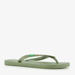 Copacabana Heren teenslippers groen Best