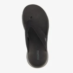 Skechers Heren teenslippers zwart New